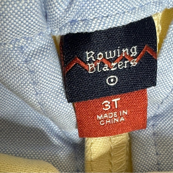 Rowing Blazers Youth Ivy Vine Print Khaki Pants - Picture 8 of 9